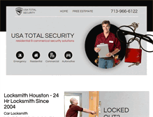 Tablet Screenshot of locksmith-houston.com
